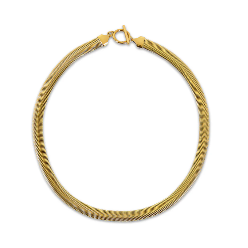 Colar Malha Grossa Banhado a Ouro 18k | BELLORIE