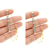 Pulseira Olho Grego com Cristais Compre 1 Leve 2 | BELLORIE