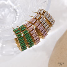Brinco Argola com Cristais de Zircônia | BELLORIE