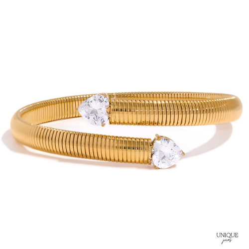 Pulseira Coração com Cristais | BELLORIE
