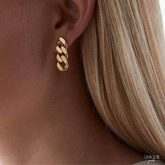 Brinco Dourado em Elos | BELLORIE