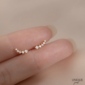 Mini Brinco com Cristais de Zircônia | BELLORIE