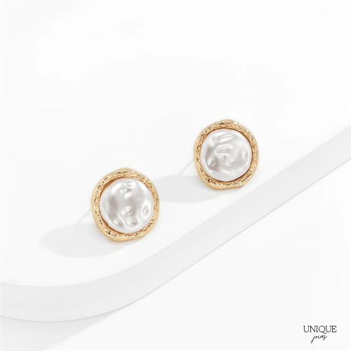 Brinco Dourado Pérola | BELLORIE