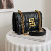 Bolsa de Ombro Detalhes Dourados | BELLORIE