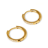 Brinco Mini Argola Banhado em Ouro 18K | BELLORIE