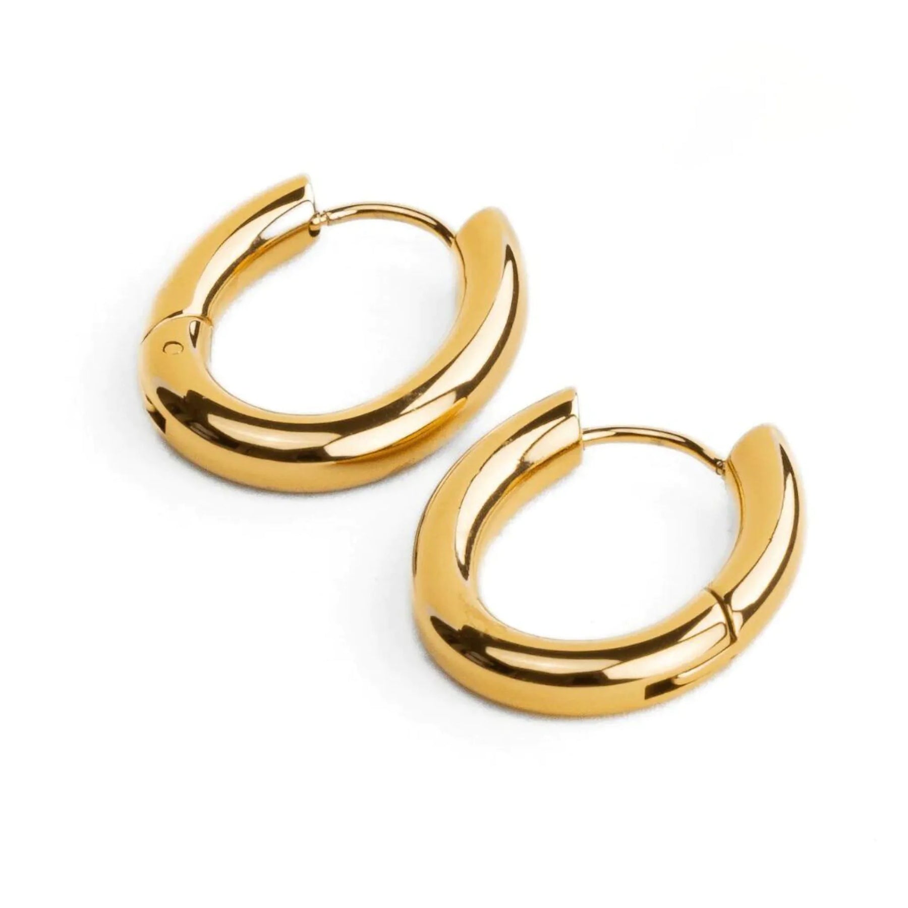 Mini Brinco de Argola Fiora Banhado a Ouro 18k | BELLORIE