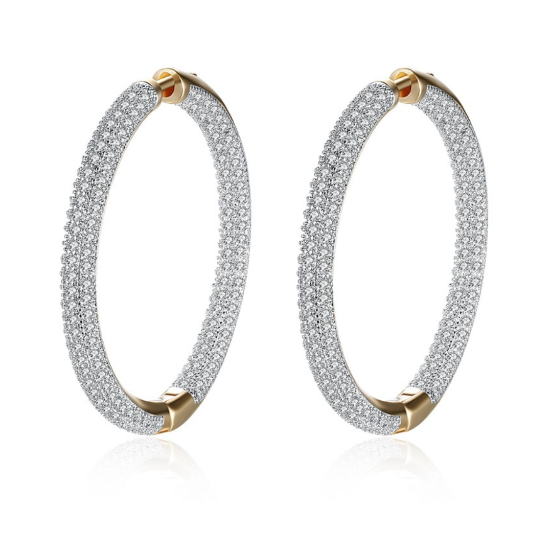 Brinco Argola Craveja Banhando a Ouro 18K | BELLORIE