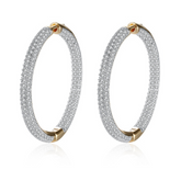 Brinco Argola Craveja Banhando a Ouro 18K | BELLORIE