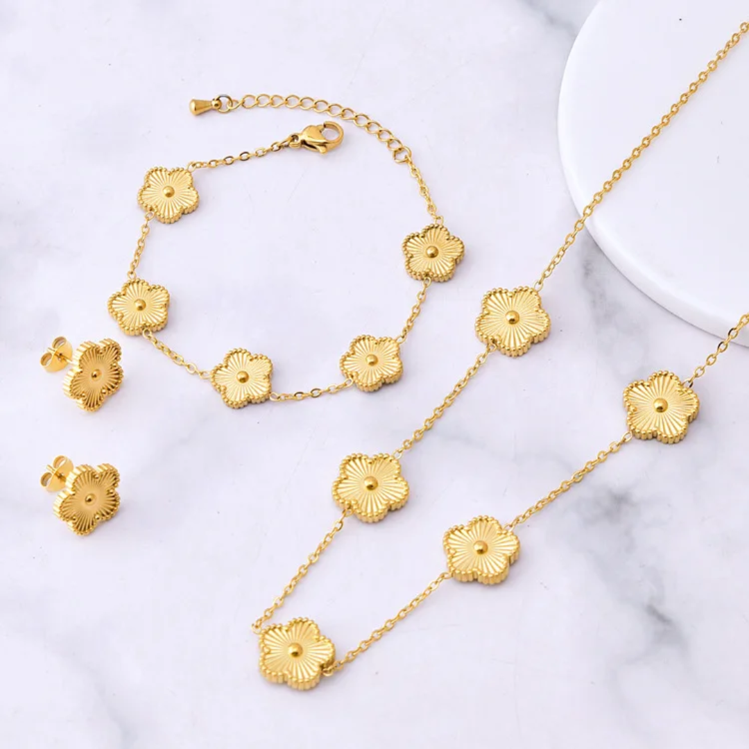 Conjunto Trevo Dourado | BELLORIE