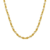 Colar Elo Baiano em Ouro 24K e Ouro Branco – Bellorie