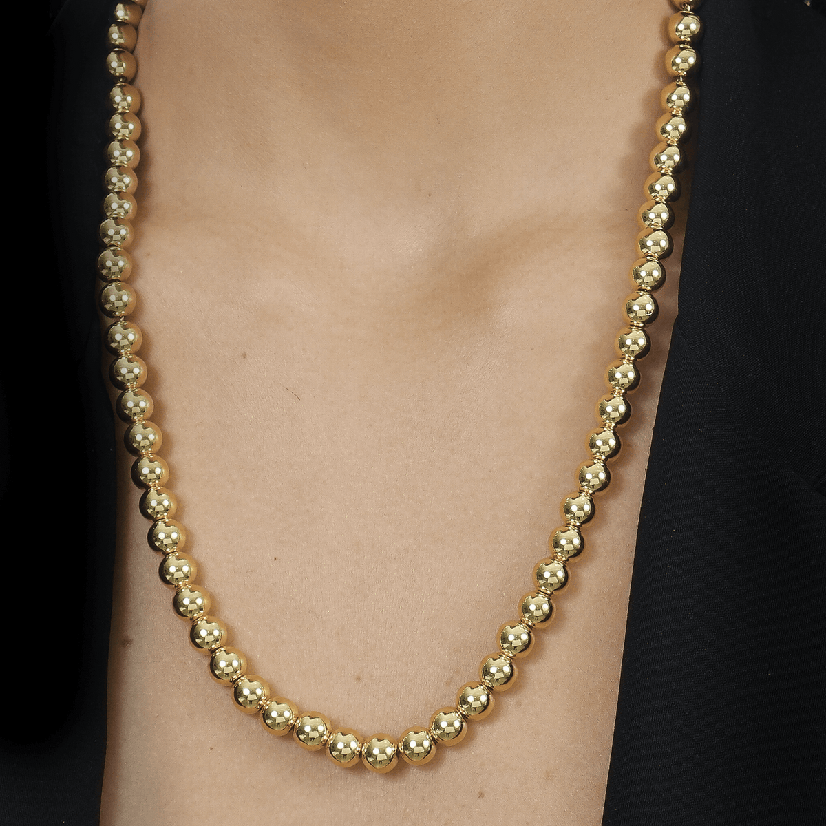 Colar em Ouro 24K Bolas Médias – Bellorie