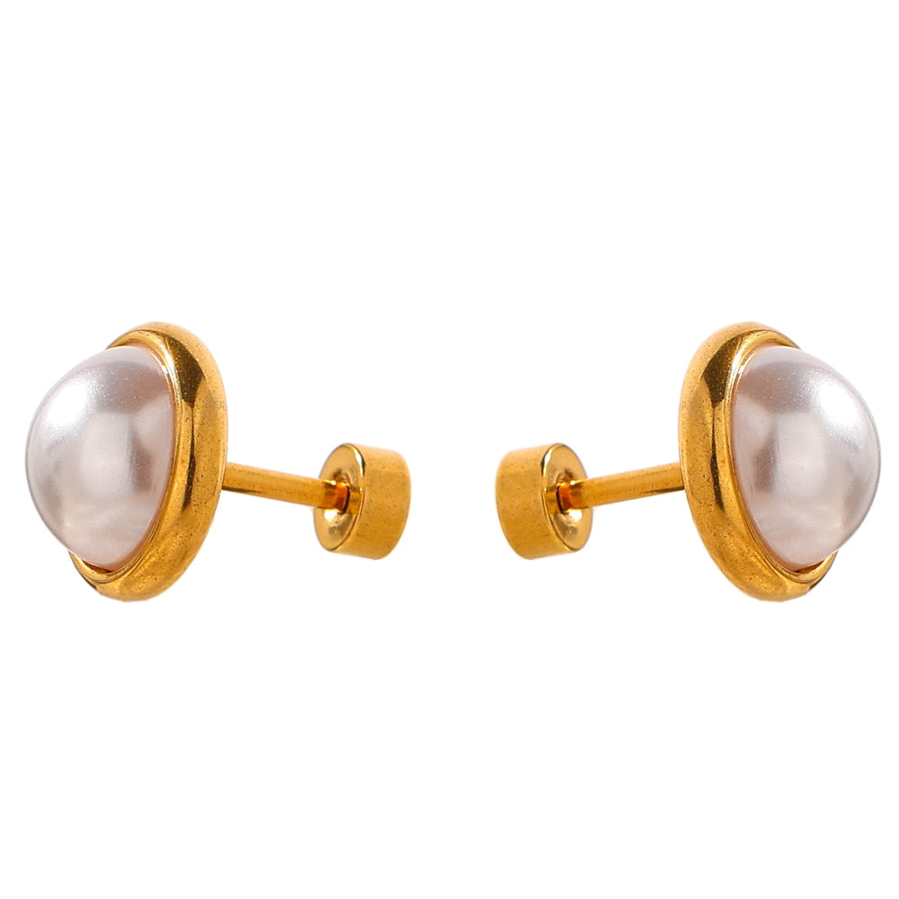 Brinco Luxury Pérolas Banhado a Ouro | BELLORIE