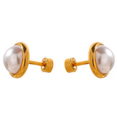 Brinco Luxury Pérolas Banhado a Ouro | BELLORIE