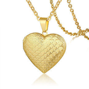 Colar com Pingente Coração com Foto Personalizada - Amor Eterno | BELLORIE