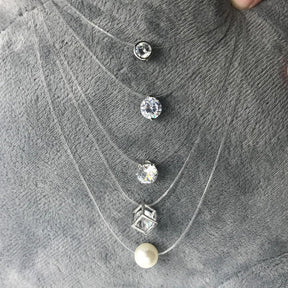 Colar Fio Ponto de Luz - Cristal de Zircônia | BELLORIE