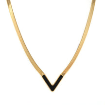Colar Cobra com Pingente em V | BELLORIE