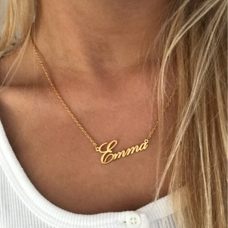 Colar Nome Personalizado Banhado a Ouro 18k | BELLORIE