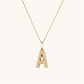 Colar Personalizado Monograma Inicial - Banhado a Ouro | BELLORIE