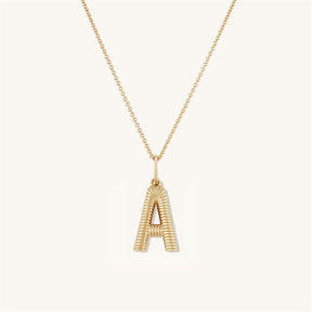 Colar Personalizado Monograma Inicial - Banhado a Ouro | BELLORIE