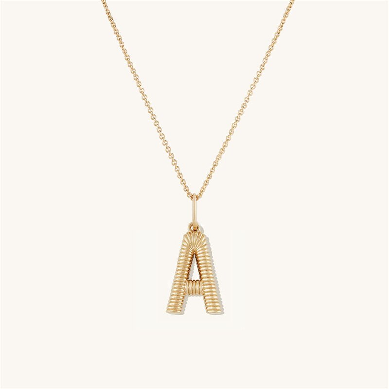 Colar Personalizado Monograma Inicial - Banhado a Ouro | BELLORIE