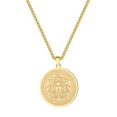 Corrente com Pingente Meduza Banhado a Ouro | BELLORIE