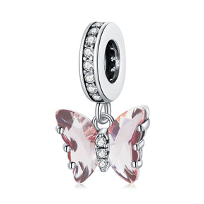 Berloques Borboletas Luxuosas - Prata 925 | BELLORIE