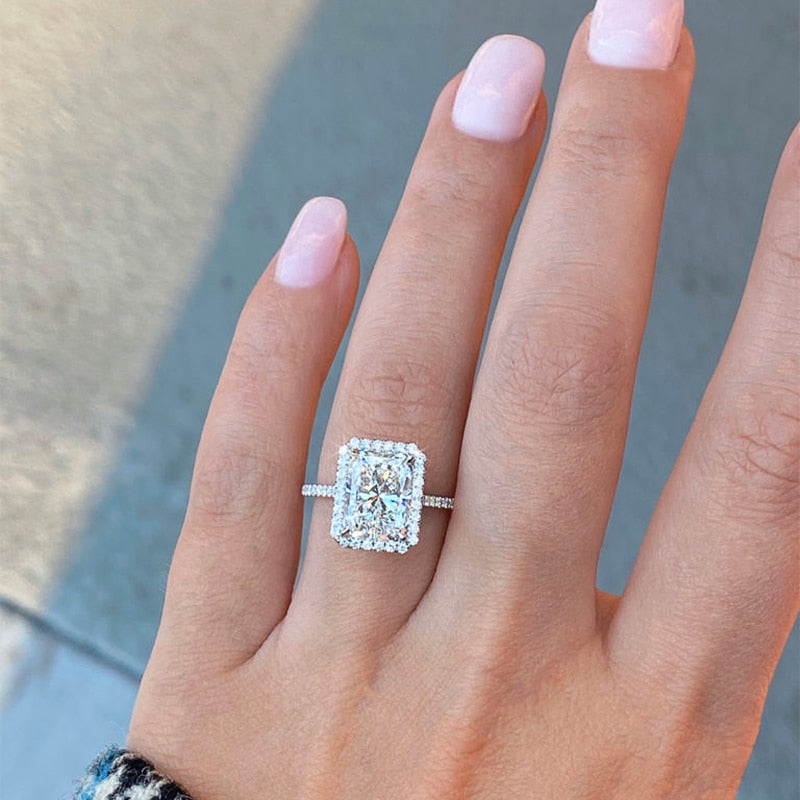 Anel Cristal Quadrado | BELLORIE