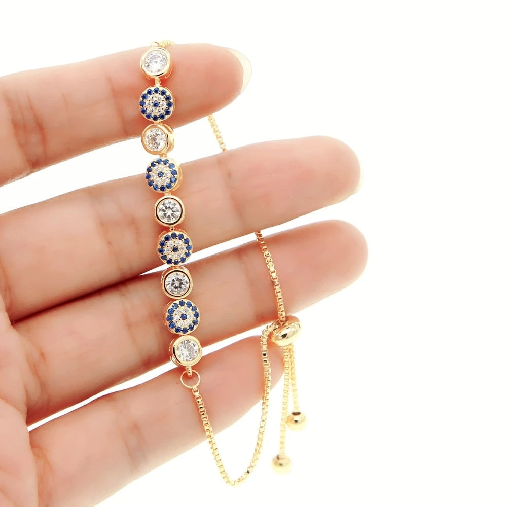 Pulseira Olho Grego com Cristais | BELLORIE