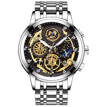 Relógio Executivo V7 com Pulseira de Aço Inoxidável | BELLORIE