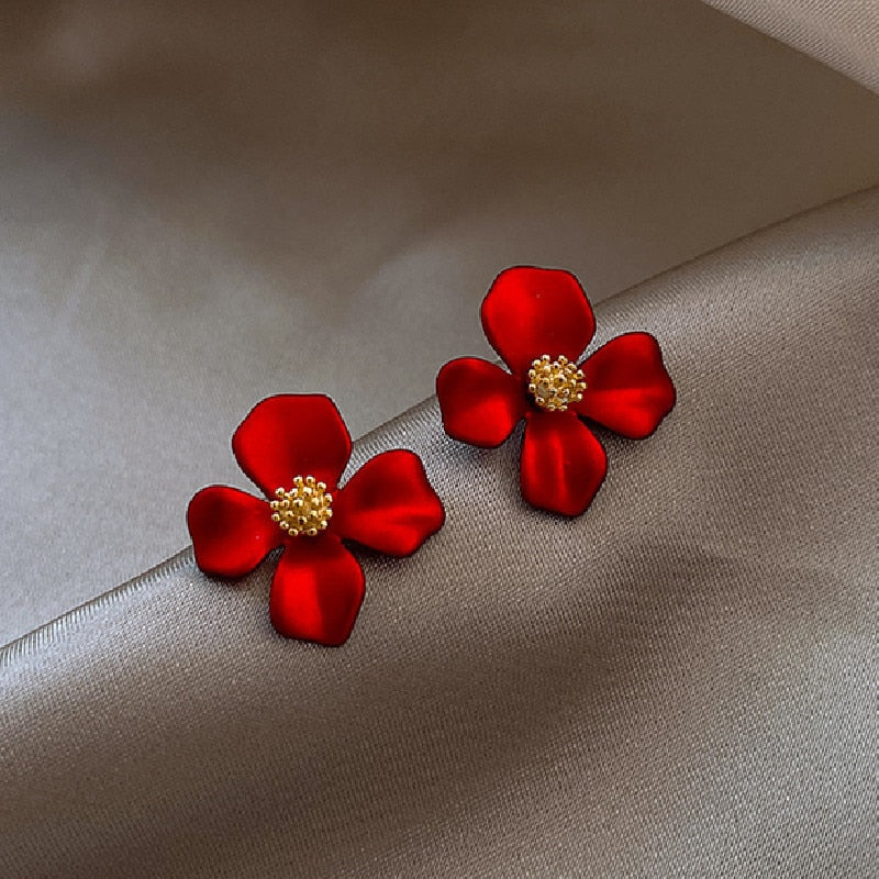 Brinco Flor Vermelha | BELLORIE