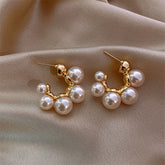 Brinco Dourado com Pérolas | BELLORIE