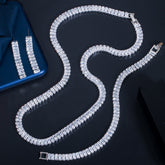 Conjunto Colar Pulseira e Brincos Riviera Cristais de Zircônia Cúbica | BELLORIE