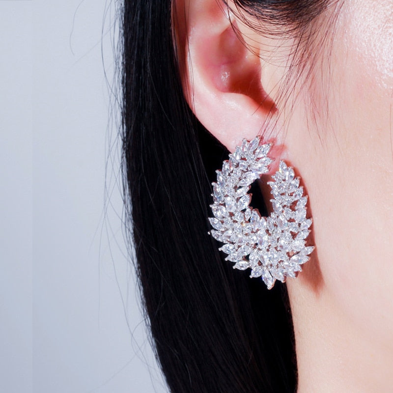 Brinco Riviera Cristais de Zirconia Cúbica | BELLORIE