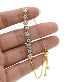 Pulseira Olho Grego com Cristais | BELLORIE