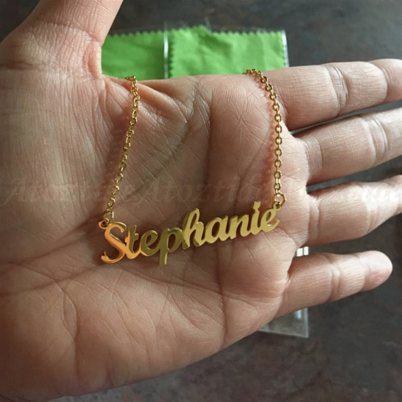 Colar Nome Personalizado Banhado a Ouro 18k | BELLORIE