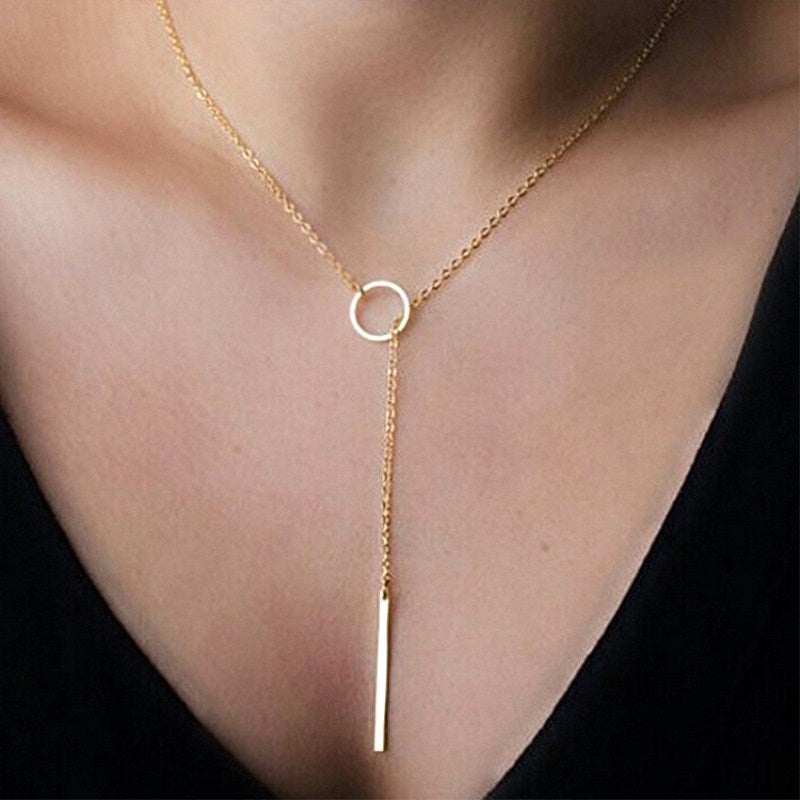 Colar Gravatinha Dourado | BELLORIE