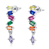 Brinco Longo Rainbow - Prata 925 | BELLORIE