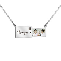 Colar Cartinha Unique - Pingente Foto e Escrita Personalizável | BELLORIE