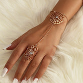 Pulseira com Anel Flor | BELLORIE