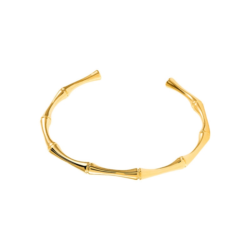 Bracelete Dourado Bambu | BELLORIE