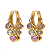 Brinco Argola com Zircônias | BELLORIE