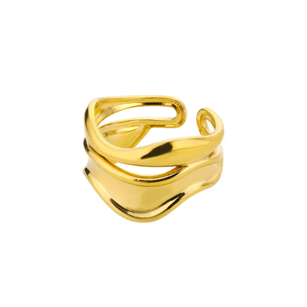 Anel Luxury Dourado | BELLORIE