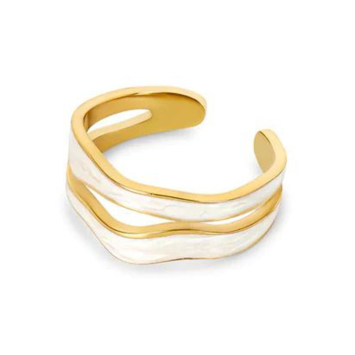 Anel Mármore Ajustável 18k Bellorie
