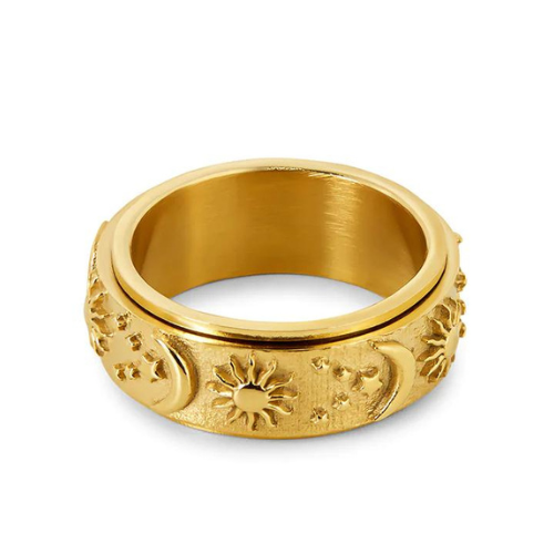 Anel Eclipse Banhado a Ouro 18K | BELLORIE