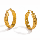 Brinco Argola Grego Dourado | BELLORIE