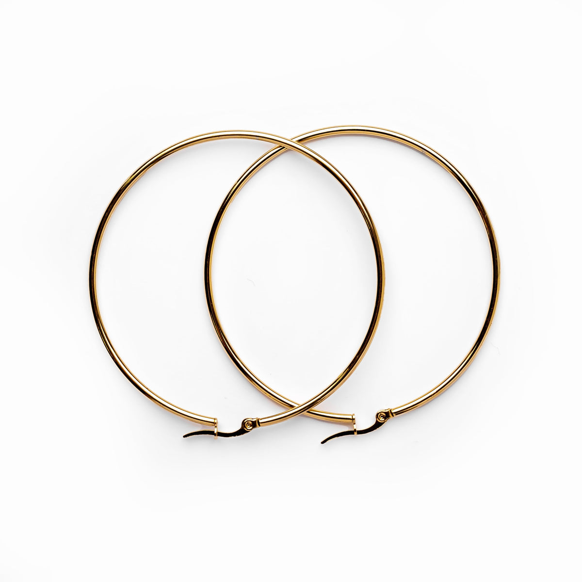 Brinco Argola Banhado em Ouro 18K Bellorie
