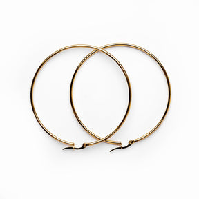 Brinco Argola Banhado em Ouro 18K | BELLORIE