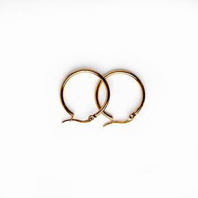 Brinco Argola Banhado em Ouro 18K | BELLORIE