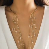 Colar Longo Vintage Dourado | BELLORIE