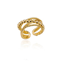 Anel Dourado Ajustável 4 Camadas | BELLORIE